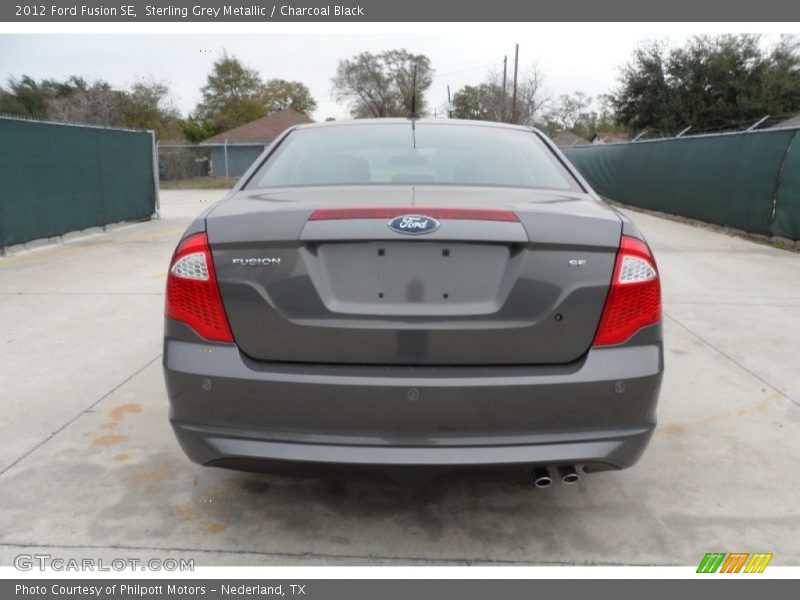 Sterling Grey Metallic / Charcoal Black 2012 Ford Fusion SE