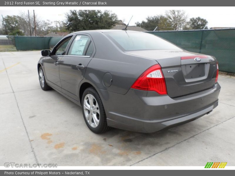 Sterling Grey Metallic / Charcoal Black 2012 Ford Fusion SE