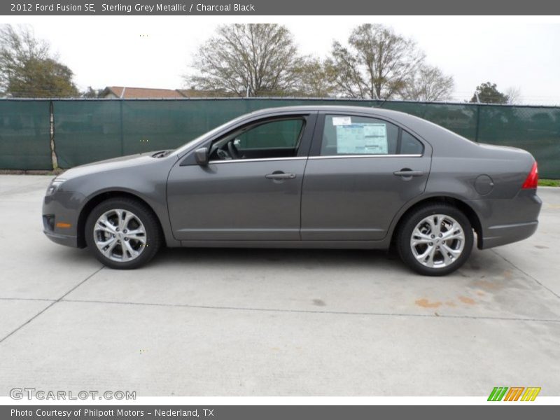 Sterling Grey Metallic / Charcoal Black 2012 Ford Fusion SE