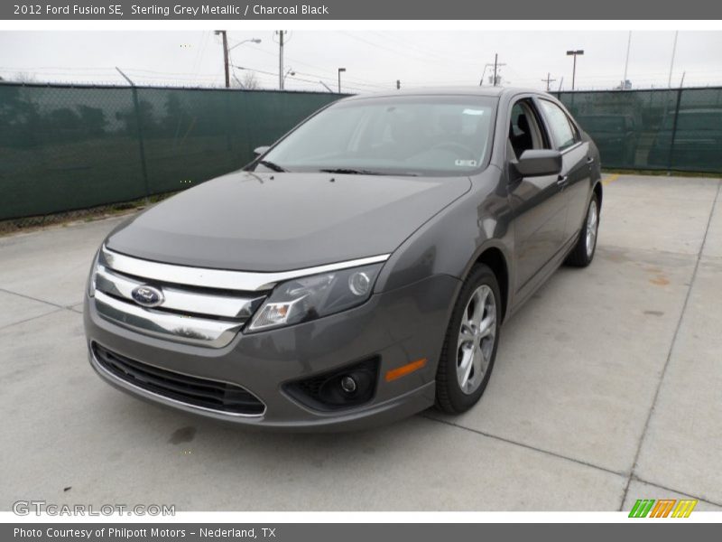 Sterling Grey Metallic / Charcoal Black 2012 Ford Fusion SE