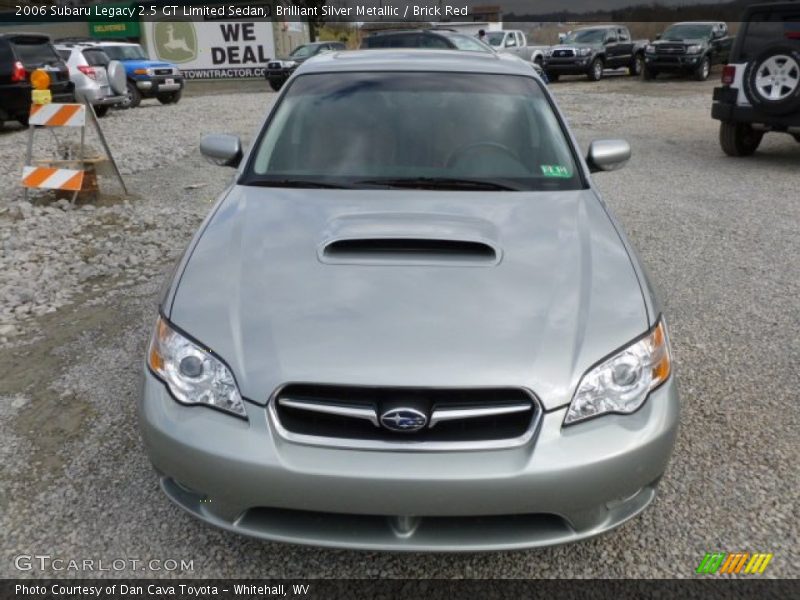 Brilliant Silver Metallic / Brick Red 2006 Subaru Legacy 2.5 GT Limited Sedan