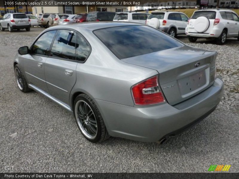 Brilliant Silver Metallic / Brick Red 2006 Subaru Legacy 2.5 GT Limited Sedan