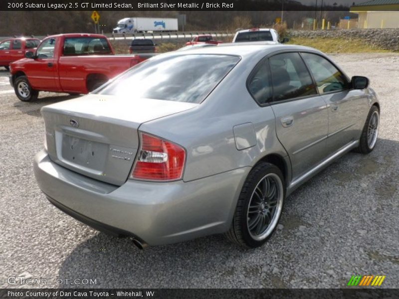 Brilliant Silver Metallic / Brick Red 2006 Subaru Legacy 2.5 GT Limited Sedan