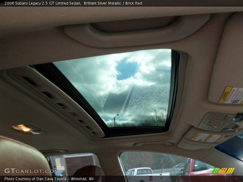 Brilliant Silver Metallic / Brick Red 2006 Subaru Legacy 2.5 GT Limited Sedan