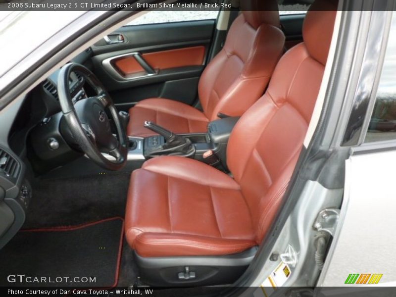 Front Seat of 2006 Legacy 2.5 GT Limited Sedan