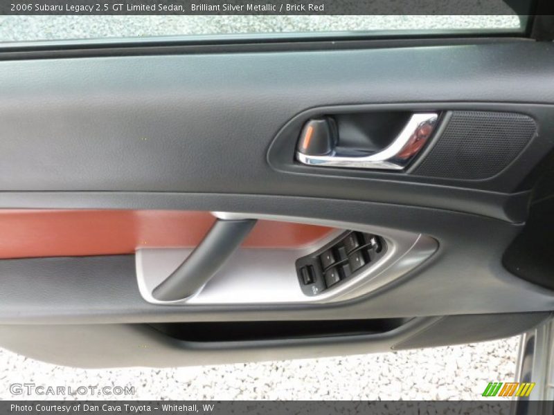 Brilliant Silver Metallic / Brick Red 2006 Subaru Legacy 2.5 GT Limited Sedan