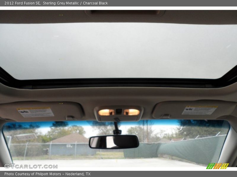 Sterling Grey Metallic / Charcoal Black 2012 Ford Fusion SE