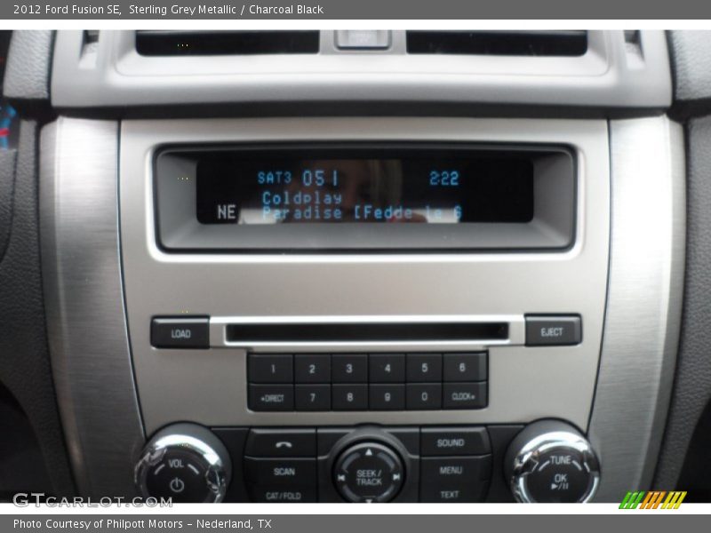 Sterling Grey Metallic / Charcoal Black 2012 Ford Fusion SE