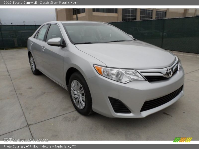 Classic Silver Metallic / Ash 2012 Toyota Camry LE