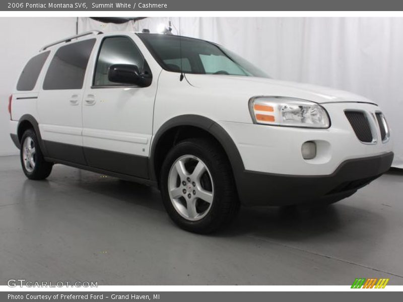 Summit White / Cashmere 2006 Pontiac Montana SV6