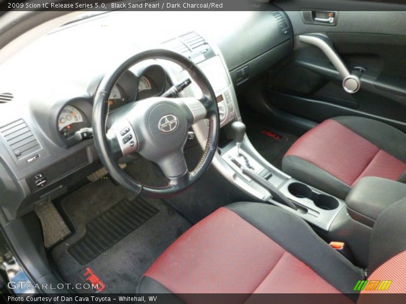 Black Sand Pearl / Dark Charcoal/Red 2009 Scion tC Release Series 5.0