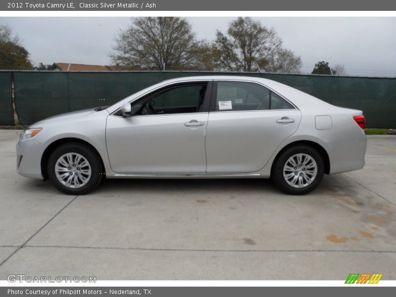 Classic Silver Metallic / Ash 2012 Toyota Camry LE