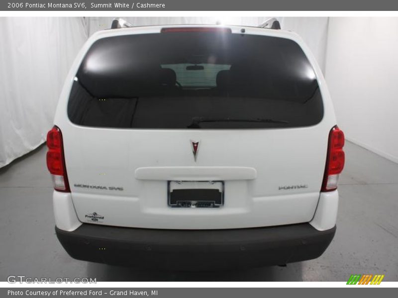 Summit White / Cashmere 2006 Pontiac Montana SV6