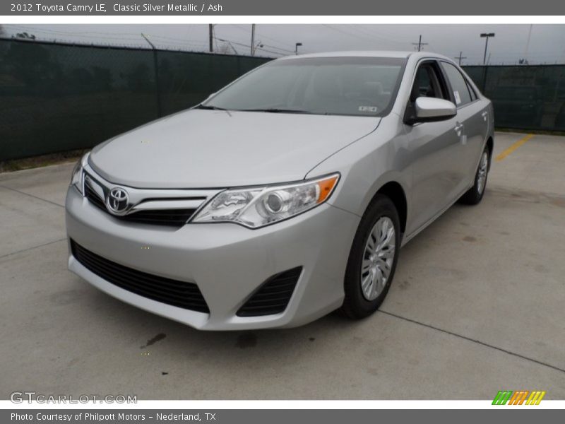 Classic Silver Metallic / Ash 2012 Toyota Camry LE