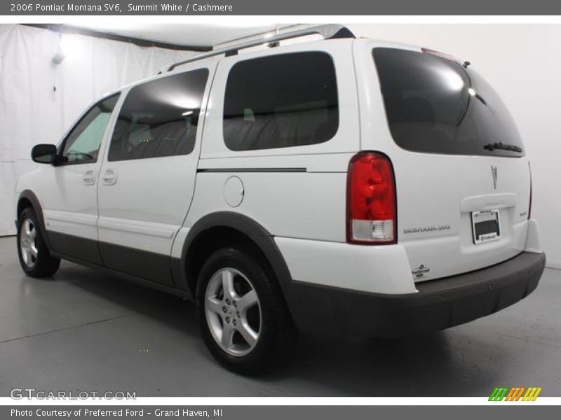 Summit White / Cashmere 2006 Pontiac Montana SV6