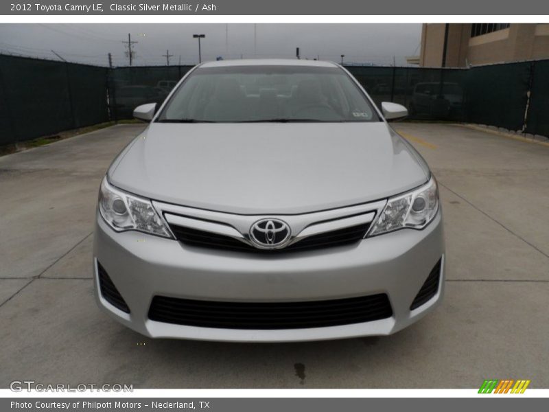 Classic Silver Metallic / Ash 2012 Toyota Camry LE