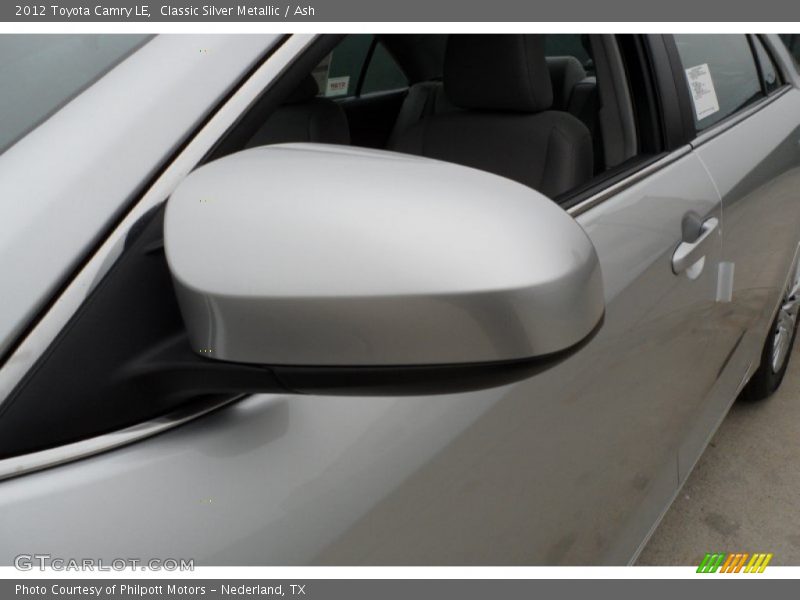 Classic Silver Metallic / Ash 2012 Toyota Camry LE
