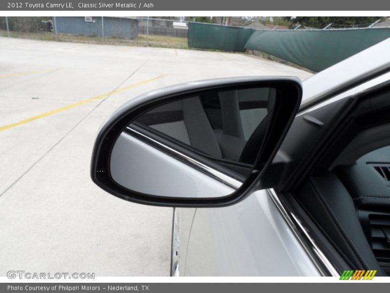 Classic Silver Metallic / Ash 2012 Toyota Camry LE