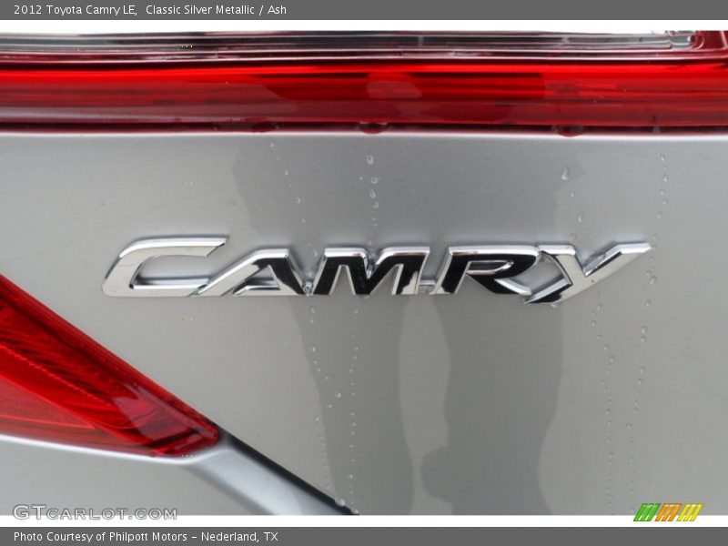 Classic Silver Metallic / Ash 2012 Toyota Camry LE