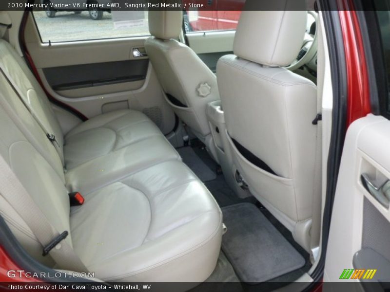 Sangria Red Metallic / Stone 2010 Mercury Mariner V6 Premier 4WD