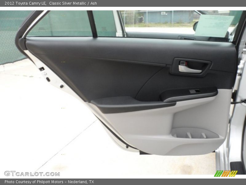 Classic Silver Metallic / Ash 2012 Toyota Camry LE