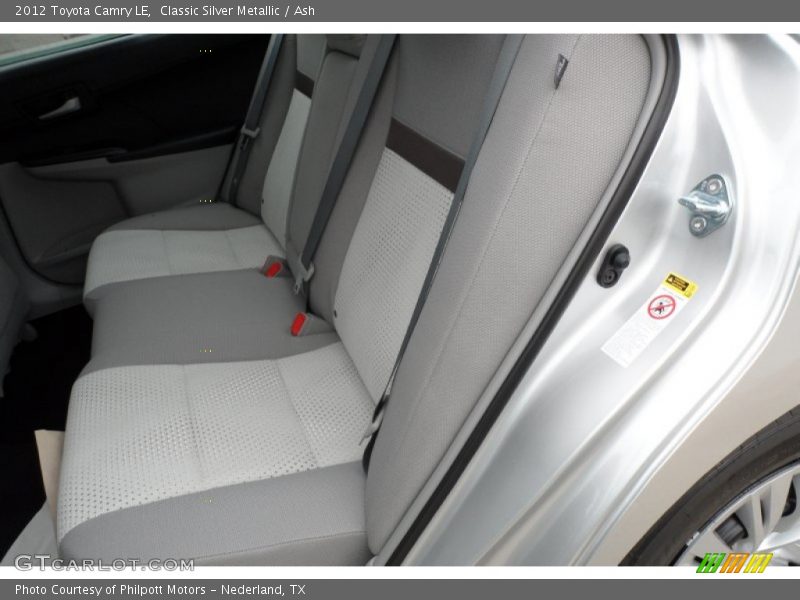 Classic Silver Metallic / Ash 2012 Toyota Camry LE