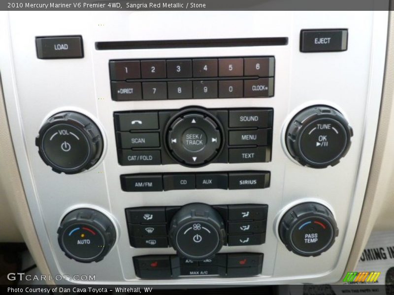 Sangria Red Metallic / Stone 2010 Mercury Mariner V6 Premier 4WD
