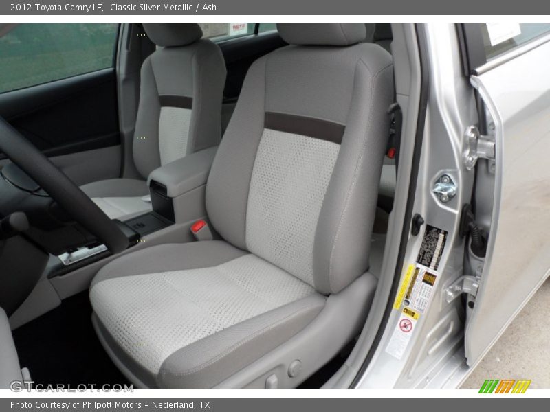 Classic Silver Metallic / Ash 2012 Toyota Camry LE