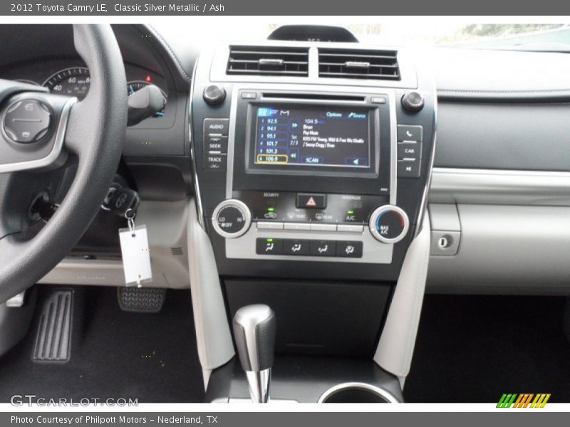 Classic Silver Metallic / Ash 2012 Toyota Camry LE