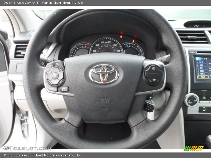 Classic Silver Metallic / Ash 2012 Toyota Camry LE
