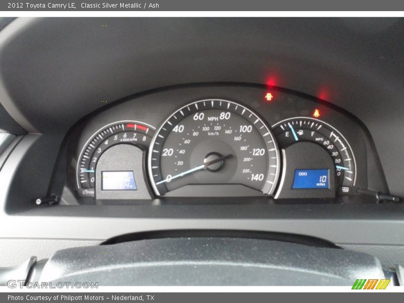 Classic Silver Metallic / Ash 2012 Toyota Camry LE