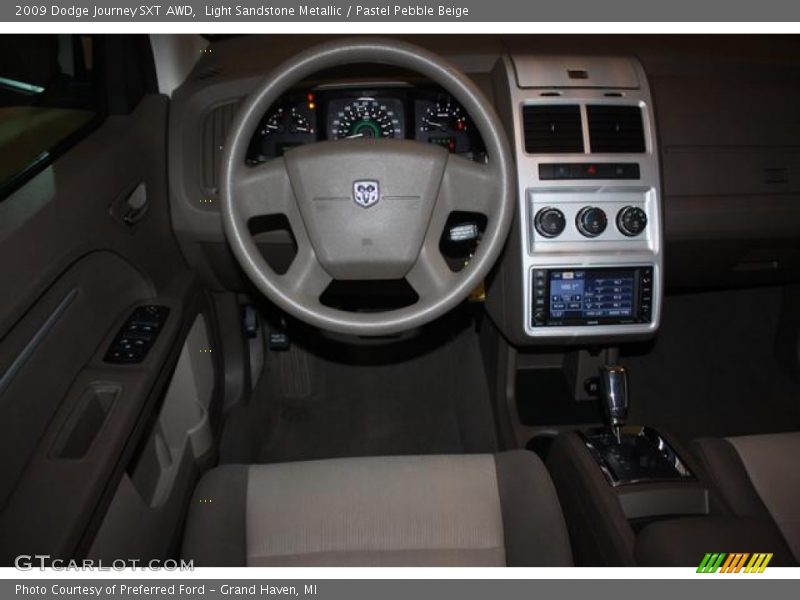Light Sandstone Metallic / Pastel Pebble Beige 2009 Dodge Journey SXT AWD