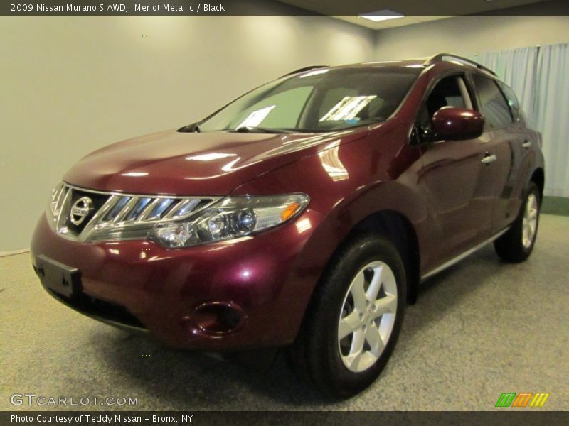 Merlot Metallic / Black 2009 Nissan Murano S AWD