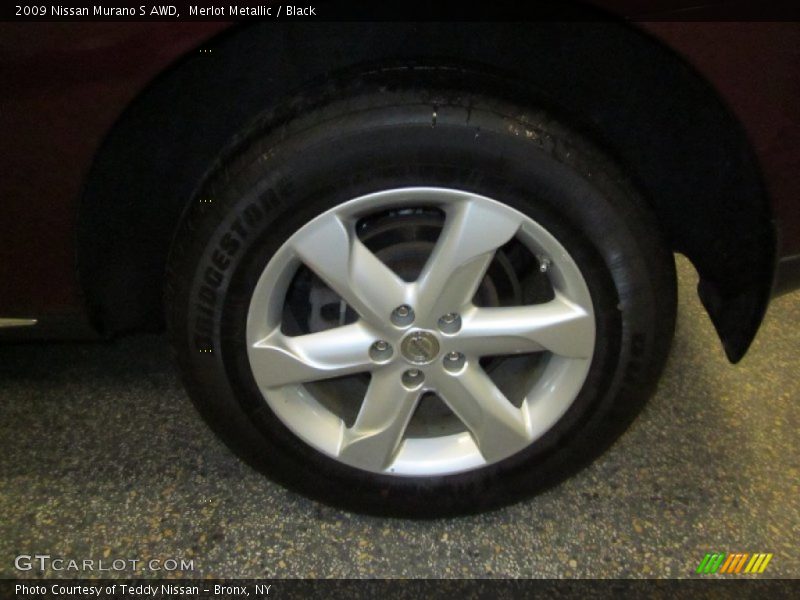 Merlot Metallic / Black 2009 Nissan Murano S AWD