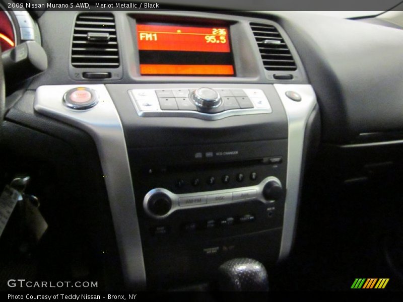 Merlot Metallic / Black 2009 Nissan Murano S AWD