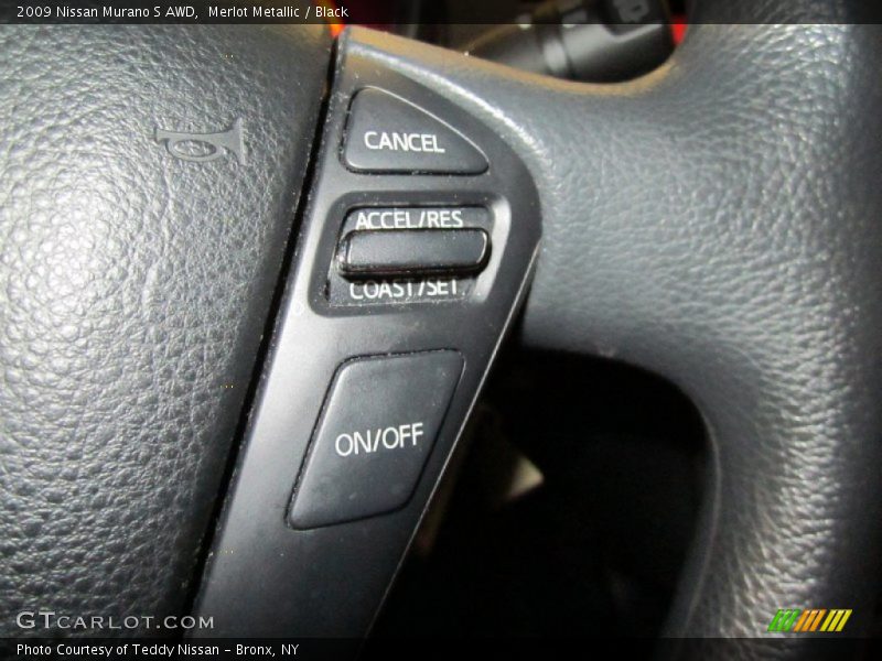 Merlot Metallic / Black 2009 Nissan Murano S AWD