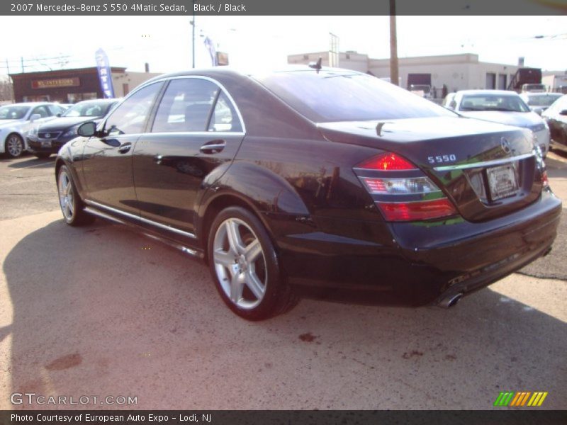 Black / Black 2007 Mercedes-Benz S 550 4Matic Sedan