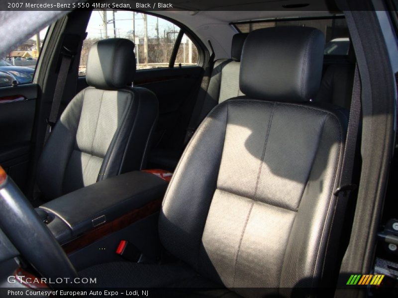 Black / Black 2007 Mercedes-Benz S 550 4Matic Sedan