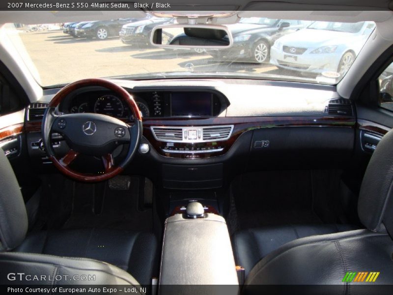 Black / Black 2007 Mercedes-Benz S 550 4Matic Sedan