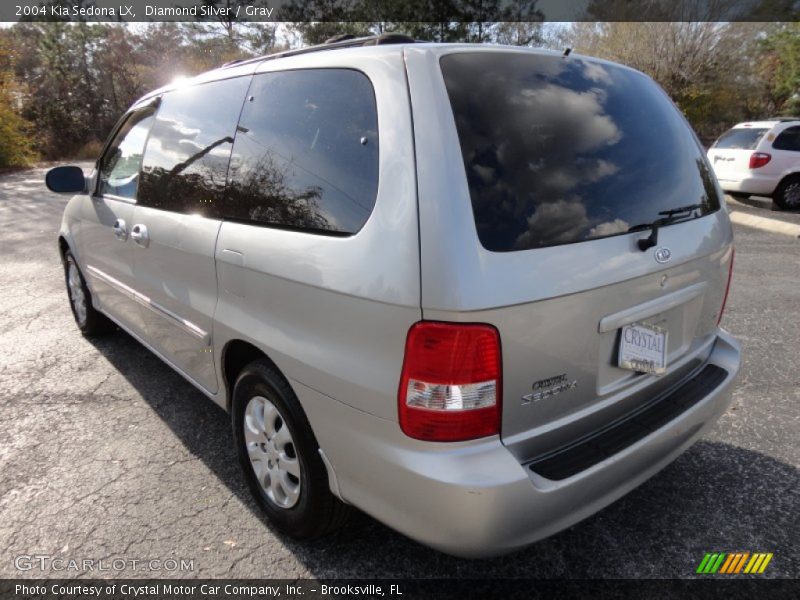 Diamond Silver / Gray 2004 Kia Sedona LX