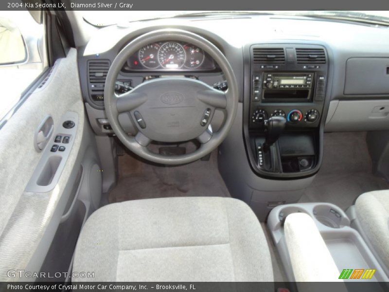 Diamond Silver / Gray 2004 Kia Sedona LX