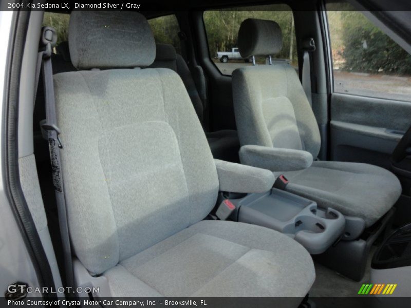 Diamond Silver / Gray 2004 Kia Sedona LX