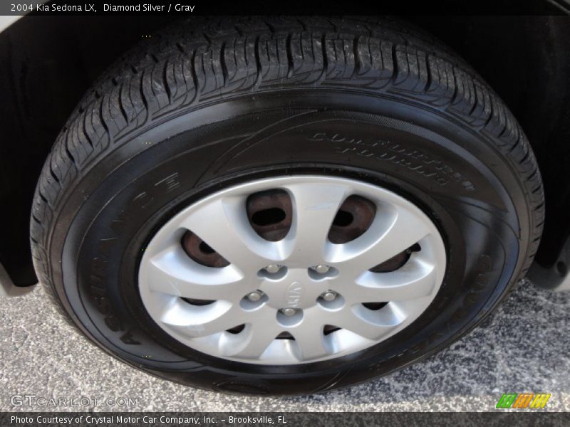 Diamond Silver / Gray 2004 Kia Sedona LX