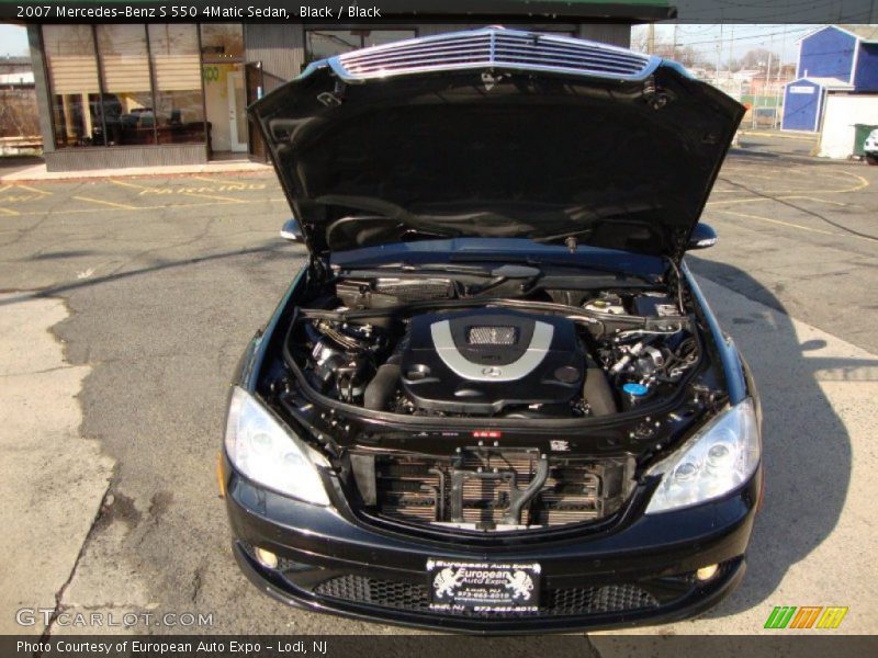 Black / Black 2007 Mercedes-Benz S 550 4Matic Sedan
