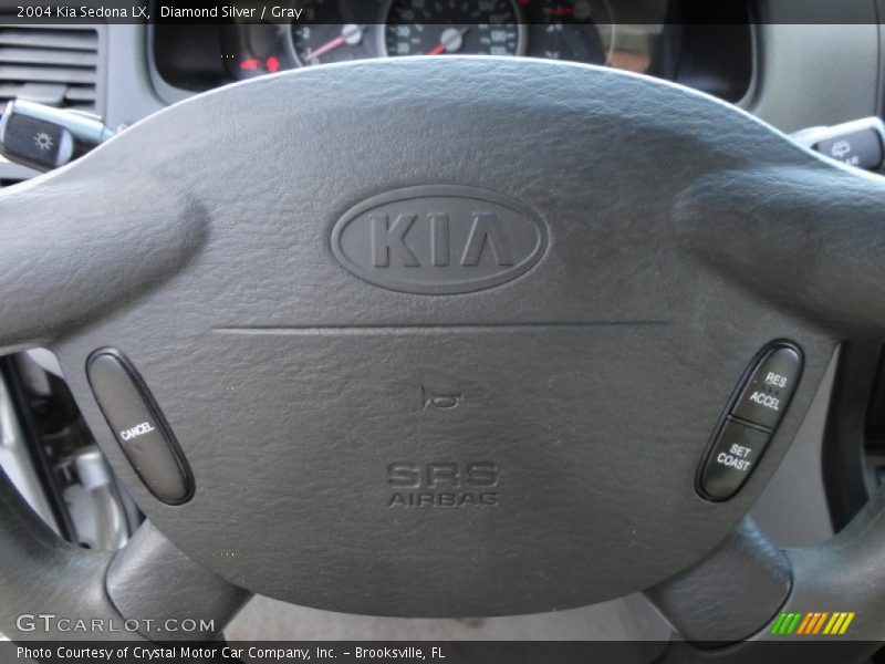 Diamond Silver / Gray 2004 Kia Sedona LX