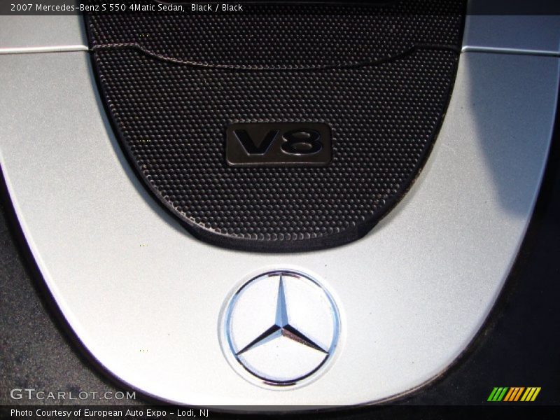 Black / Black 2007 Mercedes-Benz S 550 4Matic Sedan