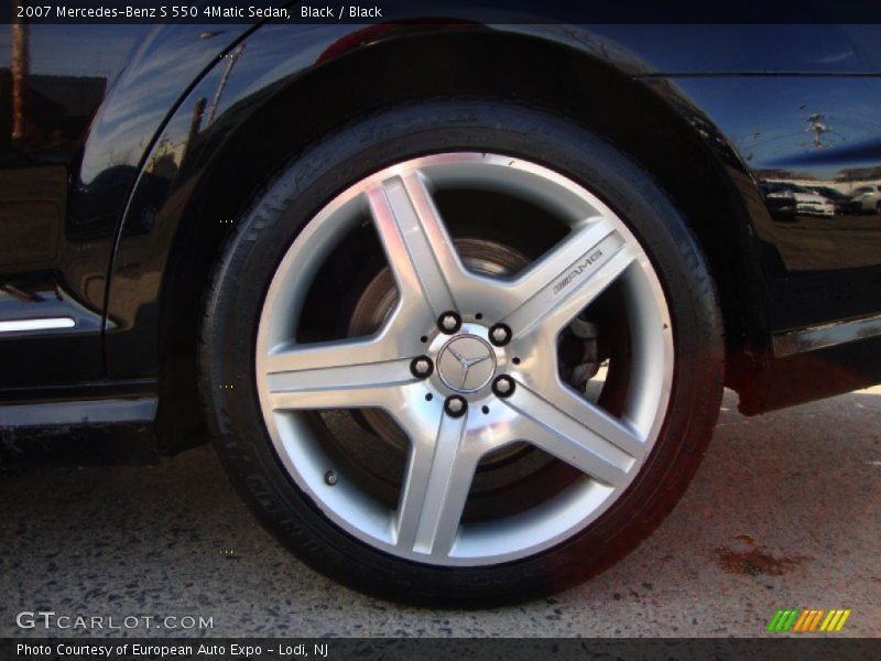 Black / Black 2007 Mercedes-Benz S 550 4Matic Sedan