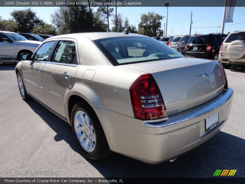 Linen Gold Metallic / Deep Jade/Light Graystone 2006 Chrysler 300 C HEMI
