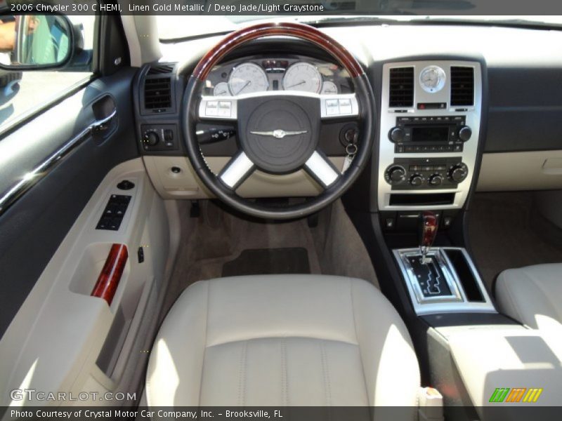 Linen Gold Metallic / Deep Jade/Light Graystone 2006 Chrysler 300 C HEMI