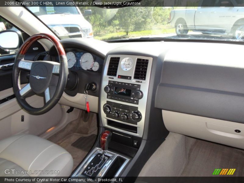 Linen Gold Metallic / Deep Jade/Light Graystone 2006 Chrysler 300 C HEMI